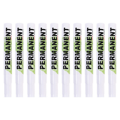1/5/10 vnt. balti žymekliai 1,0 mm / 3,0 mm alyvai atsparus vandeniui baltas gelinis rašiklis „pasidaryk pats“ grafiti eskizų žymekliai rašyti piešimo raštinės reikmenys