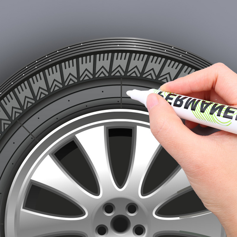 1/5/10 vnt. balti žymekliai 1,0 mm / 3,0 mm alyvai atsparus vandeniui baltas gelinis rašiklis „pasidaryk pats“ grafiti eskizų žymekliai rašyti piešimo raštinės reikmenys