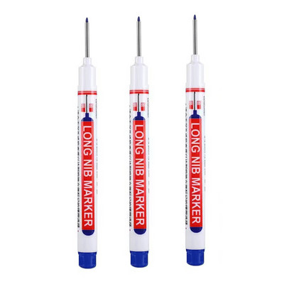 1/4kom set bijelih trajnih olovki za Wood Rock Plastiku Kožu Staklo Kamen Metal Platno Keramiku Oznaka za duboke rupe 0,7 mm