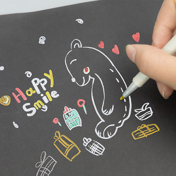 Σετ μαρκαδόρων 6/12 Colors DIY Μεταλλικά Μαρκαδόροι Σετ Αδιάβροχο Μόνιμη Βαφή Σχέδιο Sharpie Student School Supplie Craftwork Art Writing