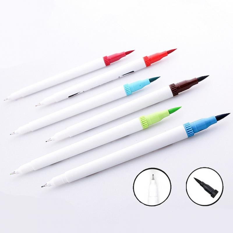 LOLEDE 12 boja Dvostruki kist marker olovka akvarel umjetnički markeri Fineliner kaligrafija Lapis De Cor Caneta Kalem pribor za pisanje