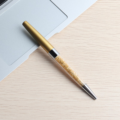 3/20 gab./komplekts kristāla lodīšu pildspalvas kancelejas piederumi biroja skolas piederumi vērpšanai no metāla augstas kvalitātes luksusa rullīšu dāvanu kristāla pildspalvas