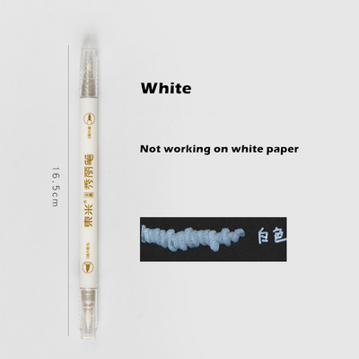 1kom metalik boja kist olovka dvostrani umjetnički marker linija za crtanje natpisi dnevnik album boja kaligrafija A6529