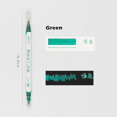 1kom metalik boja kist olovka dvostrani umjetnički marker linija za crtanje natpisi dnevnik album boja kaligrafija A6529