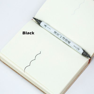 1kom metalik boja kist olovka dvostrani umjetnički marker linija za crtanje natpisi dnevnik album boja kaligrafija A6529