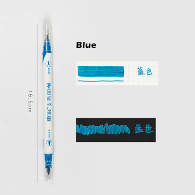 1kom metalik boja kist olovka dvostrani umjetnički marker linija za crtanje natpisi dnevnik album boja kaligrafija A6529