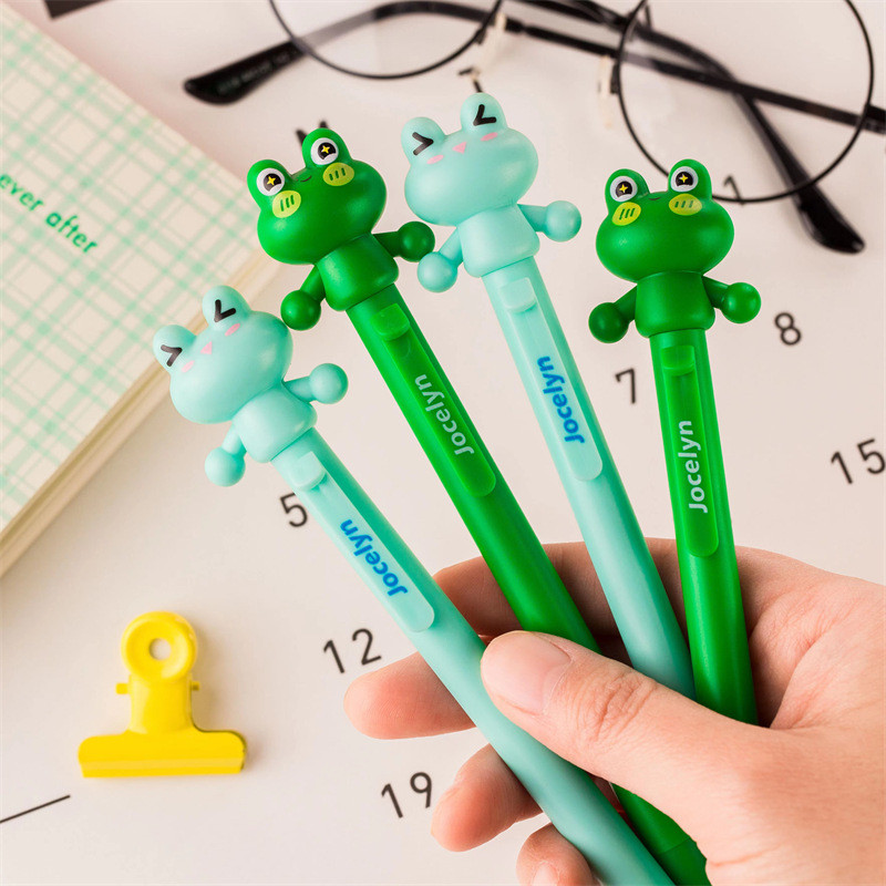 Korejske dopisnice Gel olovke s crtanim filmom Žaba Princ Kawaii slatka dječja olovka Vodena olovka s potpisom Studentski ured Školski pribor