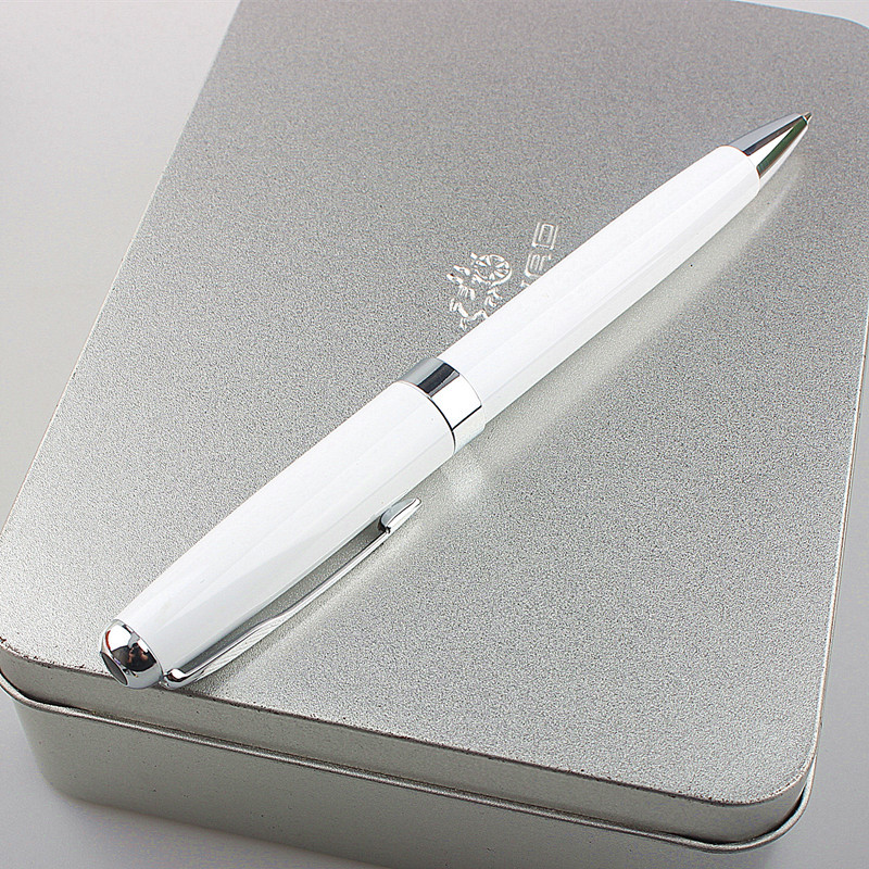 Luksuzna visokokvalitetna 4 raznobojna kemijska olovka Business Office 0,7 mm s vrhom, novi pribor za učenike, olovke za pisanje