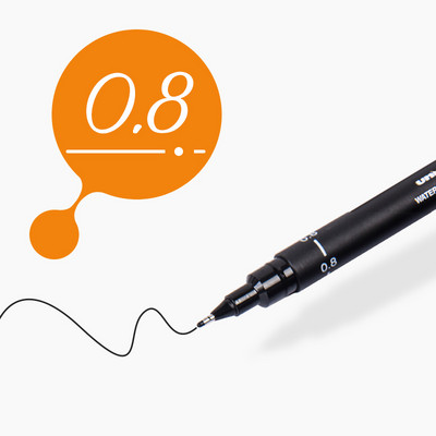 1 tk Pigment Liner Art markerpliiats 0,05 0,1 0,2 0,3 0,5 0,8 pintsel Erinevad otstega markerid mustad peened joonistuspliiatsid