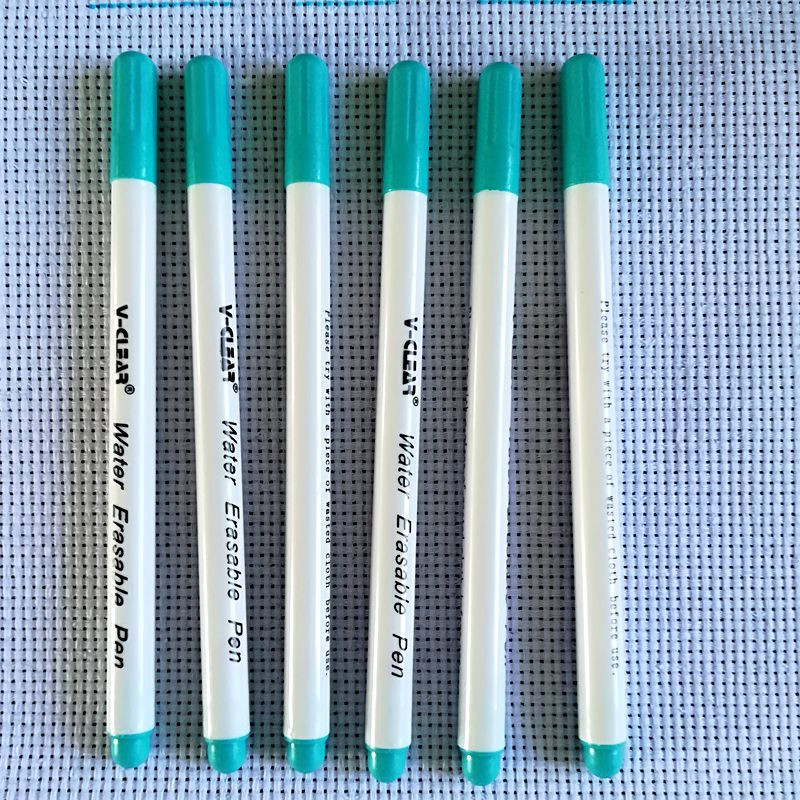 Olovka za označavanje tinte koja nestaje Olovka za označavanje zrakom i vodom Izbrisiva olovka Marker za tkaninu Privremena olovka za označavanje koja automatski nestaje za tkaninu (plava)