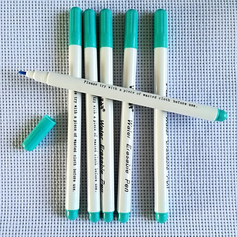 Olovka za označavanje tinte koja nestaje Olovka za označavanje zrakom i vodom Izbrisiva olovka Marker za tkaninu Privremena olovka za označavanje koja automatski nestaje za tkaninu (plava)