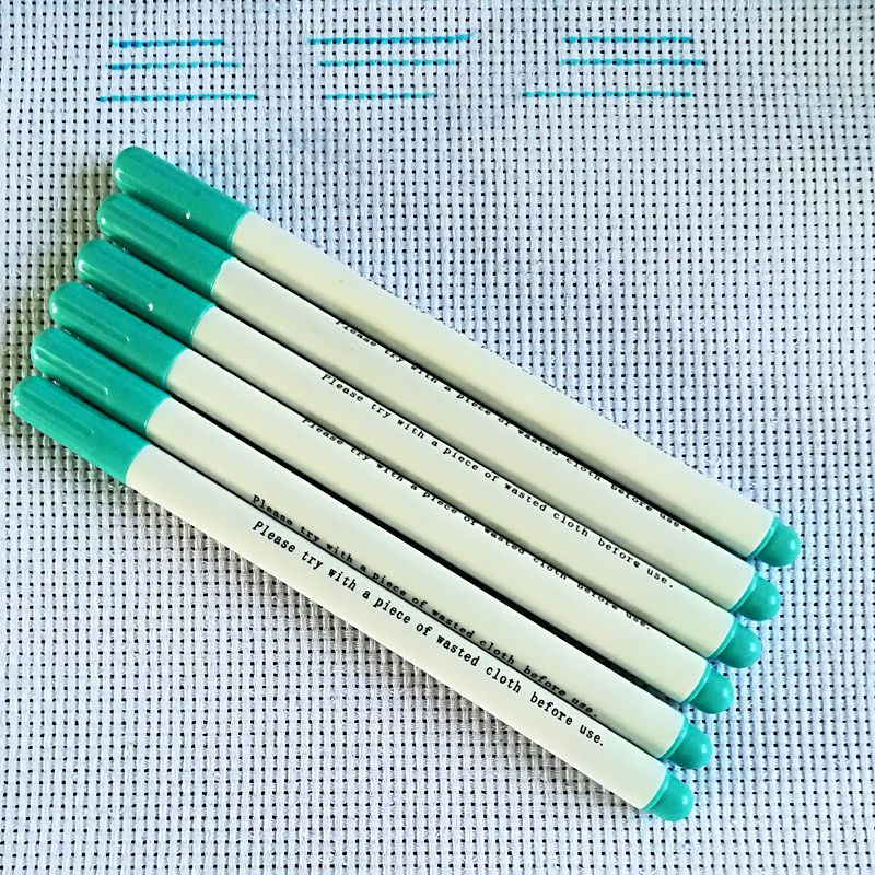 Olovka za označavanje tinte koja nestaje Olovka za označavanje zrakom i vodom Izbrisiva olovka Marker za tkaninu Privremena olovka za označavanje koja automatski nestaje za tkaninu (plava)