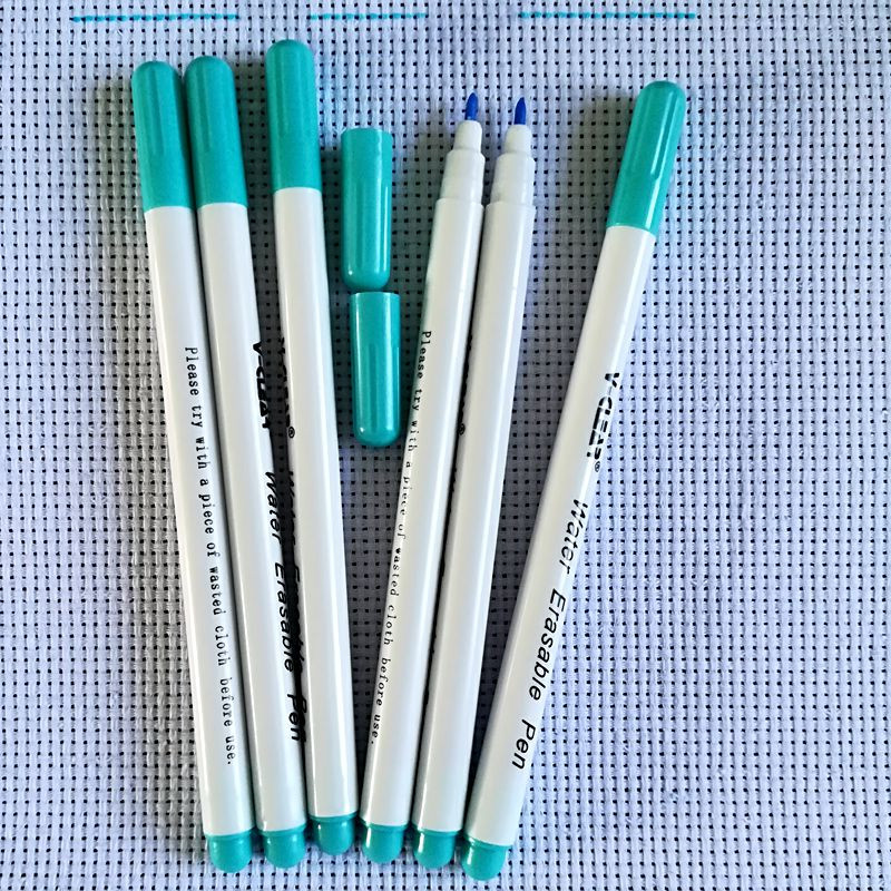 Olovka za označavanje tinte koja nestaje Olovka za označavanje zrakom i vodom Izbrisiva olovka Marker za tkaninu Privremena olovka za označavanje koja automatski nestaje za tkaninu (plava)