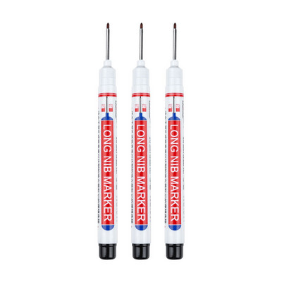 20MM markeri s dugom glavom crvene/crne/plave/bijele tinte Dekoracija drva za kupaonicu Višenamjenske olovke s dubokim rupama