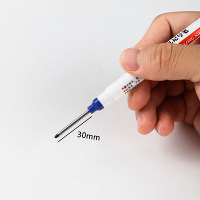 20MM markeri s dugom glavom crvene/crne/plave/bijele tinte Dekoracija drva za kupaonicu Višenamjenske olovke s dubokim rupama
