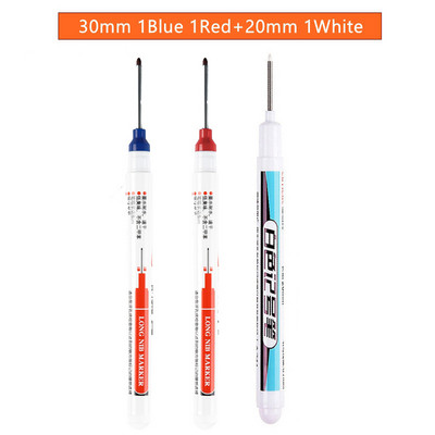 20MM markeri s dugom glavom crvene/crne/plave/bijele tinte Dekoracija drva za kupaonicu Višenamjenske olovke s dubokim rupama