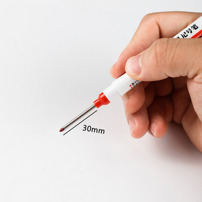 20MM markeri s dugom glavom crvene/crne/plave/bijele tinte Dekoracija drva za kupaonicu Višenamjenske olovke s dubokim rupama