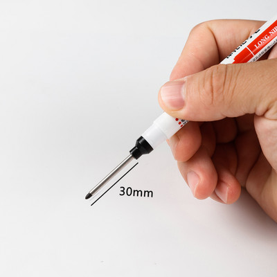 20MM markeri s dugom glavom crvene/crne/plave/bijele tinte Dekoracija drva za kupaonicu Višenamjenske olovke s dubokim rupama