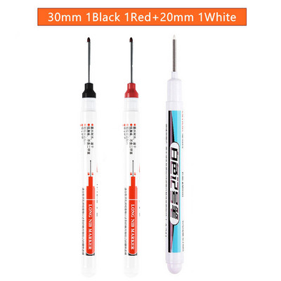 20MM markeri s dugom glavom crvene/crne/plave/bijele tinte Dekoracija drva za kupaonicu Višenamjenske olovke s dubokim rupama