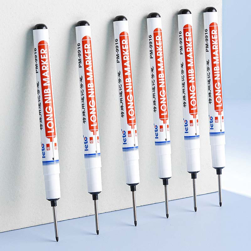 20MM markeri s dugom glavom crvene/crne/plave/bijele tinte Dekoracija drva za kupaonicu Višenamjenske olovke s dubokim rupama