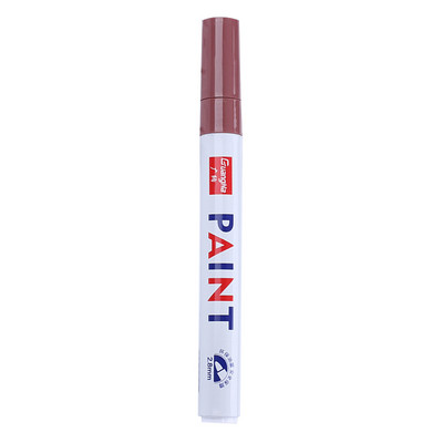 1/2 gab. Pastāvīgās krāsas pildspalvas balti marķieri 12 krāsu eļļas bāzes vidēja gala ūdensizturīga marķiera pildspalva metālam, akmens kokam, auduma krūzēm