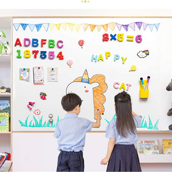 Στυλό λευκού πίνακα 8 χρωμάτων, Μαγνητικό στυλό με βάση το νερό με λεπτό άκρο με σβηστό καπάκι, μαγνήτης παιδικό σπίτι ζωγραφικής, σχολικό γραφείο