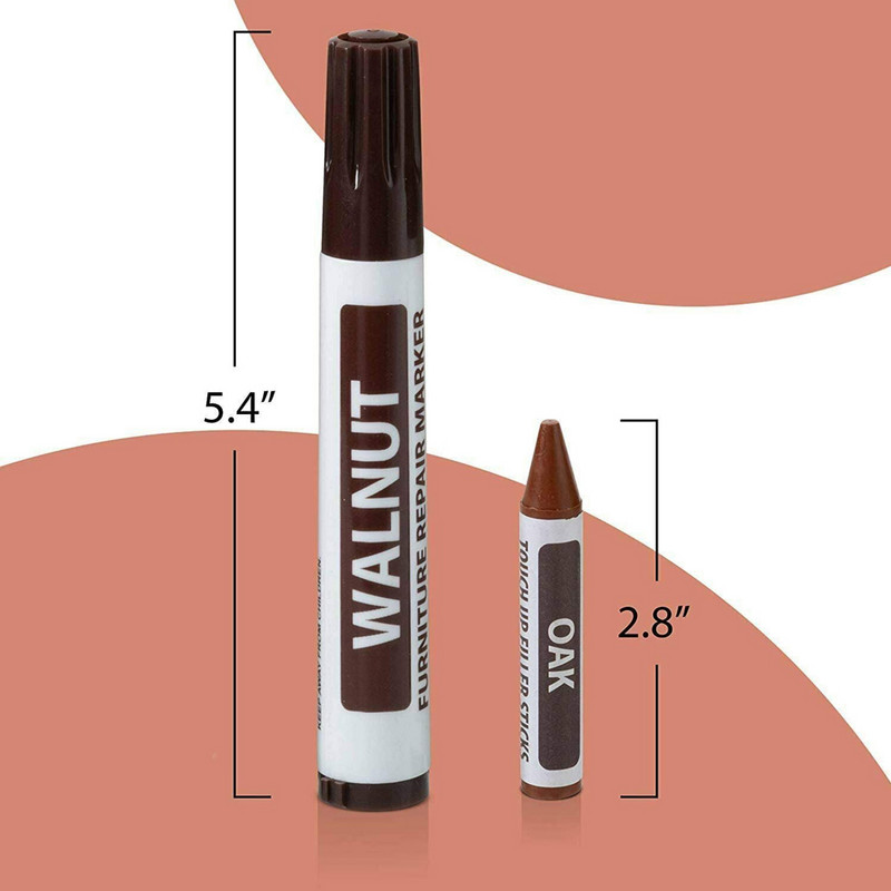 Popravak namještaja Drveni pod ormarića Dotjerani markeri Bojice Štapići za popunjavanje Olovka Drvene olovke za popravak oštećenih ogrebotina