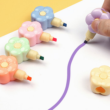 5 цветни креативни маркера Sakura Splice Mini Marker Pen Училищни награди Инструмент за рисуване на изкуство Детски подарък Kawaii Японски канцеларски материали