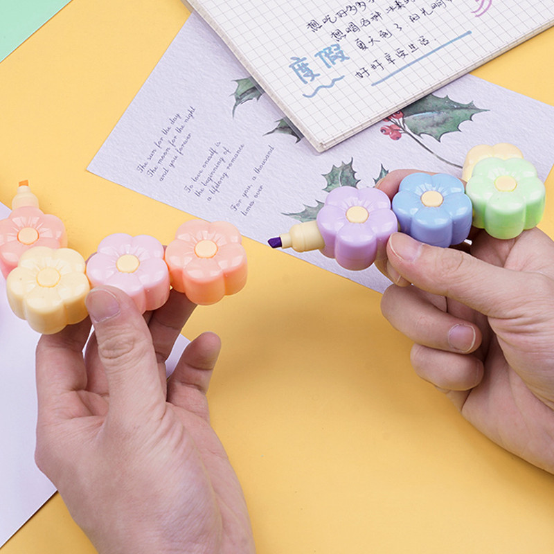 Kreativni marker za spajanje Sakura u 5 boja Mini marker Školske nagrade Alat za umjetničko crtanje Dječji dar Kawaii Japanski pribor