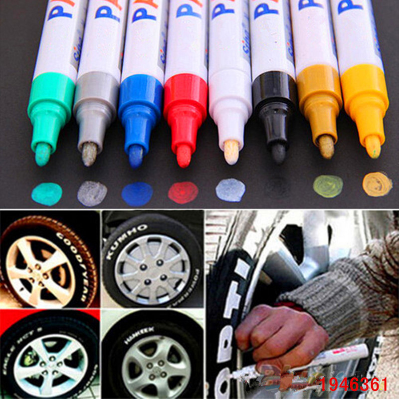 Luksusa pildspalva Colors Paint Permanent Marker Pen Painting Eļļas rakstāmpiederumu pildspalva