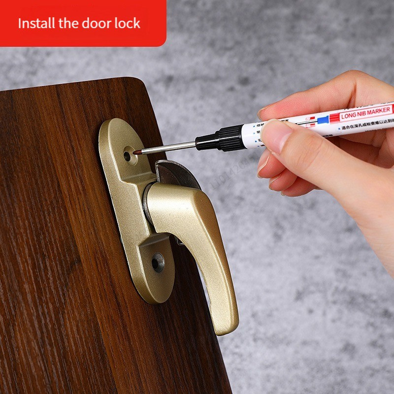 Haile 32/20mm Αδιάβροχο Λευκό Λιπαρό Βαθιά Τρύπα Μαρκαδόροι Κεφαλής Μακριάς Μύτης για Μεταλλικά Διατρητικά Εργαλεία Διακόσμησης Ξυλουργικής Μπάνιου