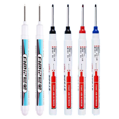 Olovke s dugačkom glavom od 30 mm Keramičke glazirane pločice za kupaonicu Ukrasi za obradu drveta Višenamjenski set flomastera s dubokim rupama Bijela 20 mm