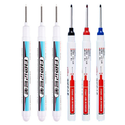 Olovke s dugačkom glavom od 30 mm Keramičke glazirane pločice za kupaonicu Ukrasi za obradu drveta Višenamjenski set flomastera s dubokim rupama Bijela 20 mm