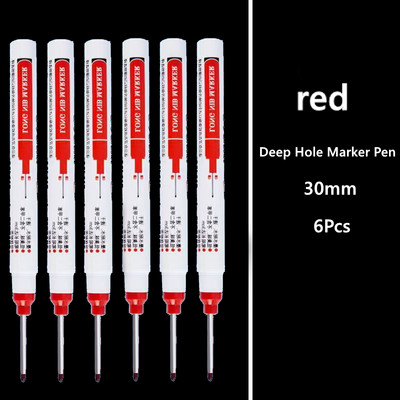 Olovke s dugačkom glavom od 30 mm Keramičke glazirane pločice za kupaonicu Ukrasi za obradu drveta Višenamjenski set flomastera s dubokim rupama Bijela 20 mm