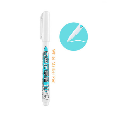 Kromirani srebrni marker DIY marker u boji Ogledalo Tekući kromirani završetak Metalik Vodootporan na UV zračenje Pribor za rukotvorine Olovka