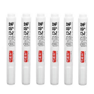 Haile 2-6 gab metālam baltiem eļļainiem marķieriem ūdensnecaurlaidīgs pastāvīgs plastmasas želejveida pildspalvas rakstīšanas zīmējums, DIY grafiti kancelejas piederumu piezīmju grāmatiņa