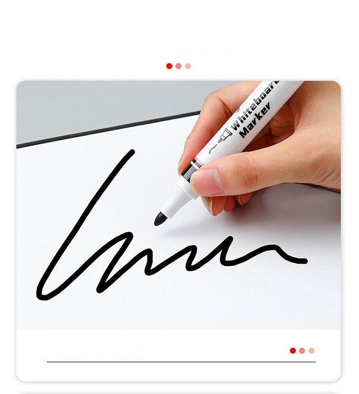 4 vnt / rinkinys Nutrinamas magnetinės lentos žymeklis Plokštės žymeklis Kreida Stiklo keramika Biuro mokyklos meno žymeklis Kanceliarinės prekės