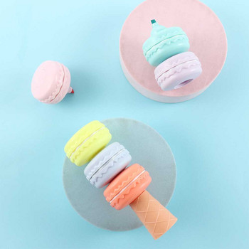 Kawaii Candy Color Macaron Cake Highlighter Cute Highlight Mark Marker Pen Бисквитка Рисуване Инструмент за писане