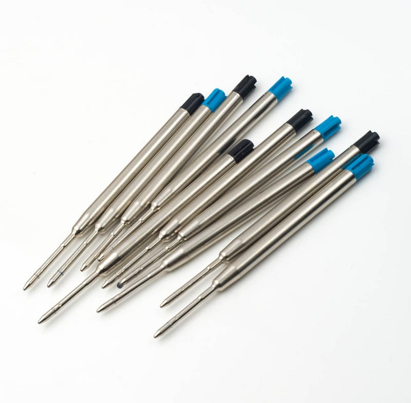 5 komada 0,7 mm kemijske olovke srednje oštrice, punjenja za olovke, zamjenska punjenja za olovke Parker Školski uredski pribor