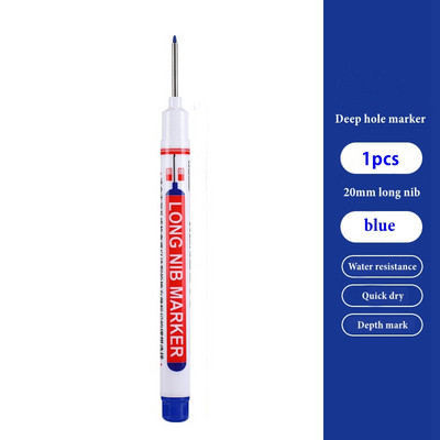 Haile Deep Hole Long Nib Многофункционални маркери Водоустойчиви механични дърводелски Дървообработващи строителни маркиращи химикалки