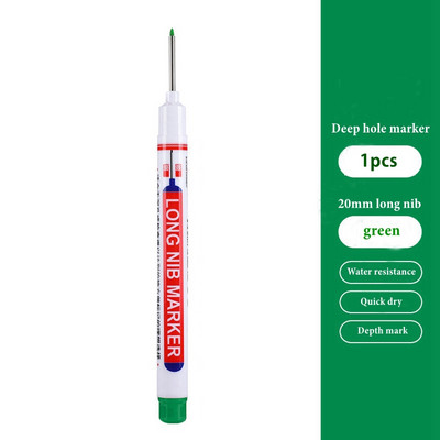 Haile Deep Hole Long Nib Многофункционални маркери Водоустойчиви механични дърводелски Дървообработващи строителни маркиращи химикалки