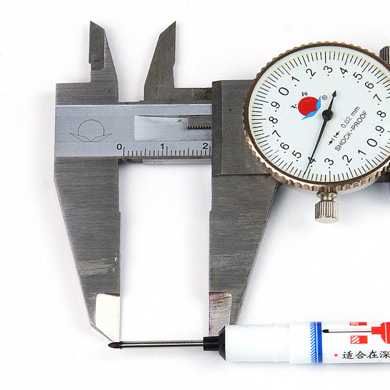 1/2/3/4/10Pcs Olovke za obradu drveta Olovke s dugom glavom Vodootporne crne masne olovke za kupaonice Keramičke pločice Staklo Drvo Metal