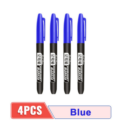 4/6/8Pcs Permanentna flomaster Fine Point Vodootporna tinta Tanka pero Crno Plava Crvena Tinta 1,5 mm Fine Art Marker olovke