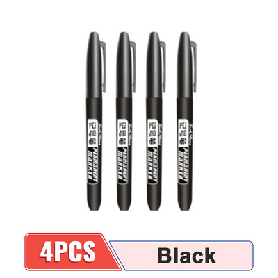 4/6/8Pcs Permanentna flomaster Fine Point Vodootporna tinta Tanka pero Crno Plava Crvena Tinta 1,5 mm Fine Art Marker olovke