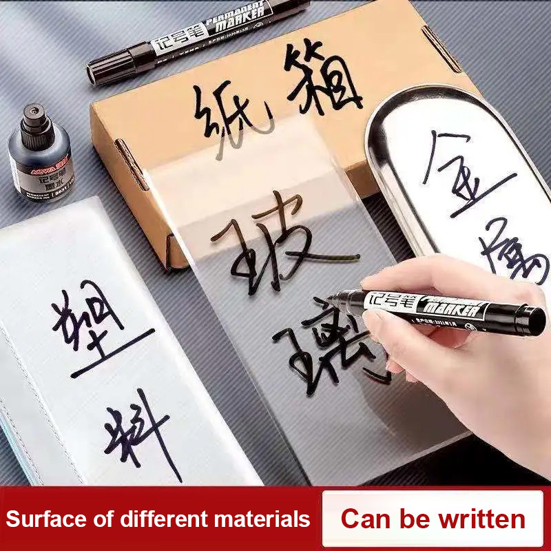 4/6/8Pcs Permanentna flomaster Fine Point Vodootporna tinta Tanka pero Crno Plava Crvena Tinta 1,5 mm Fine Art Marker olovke