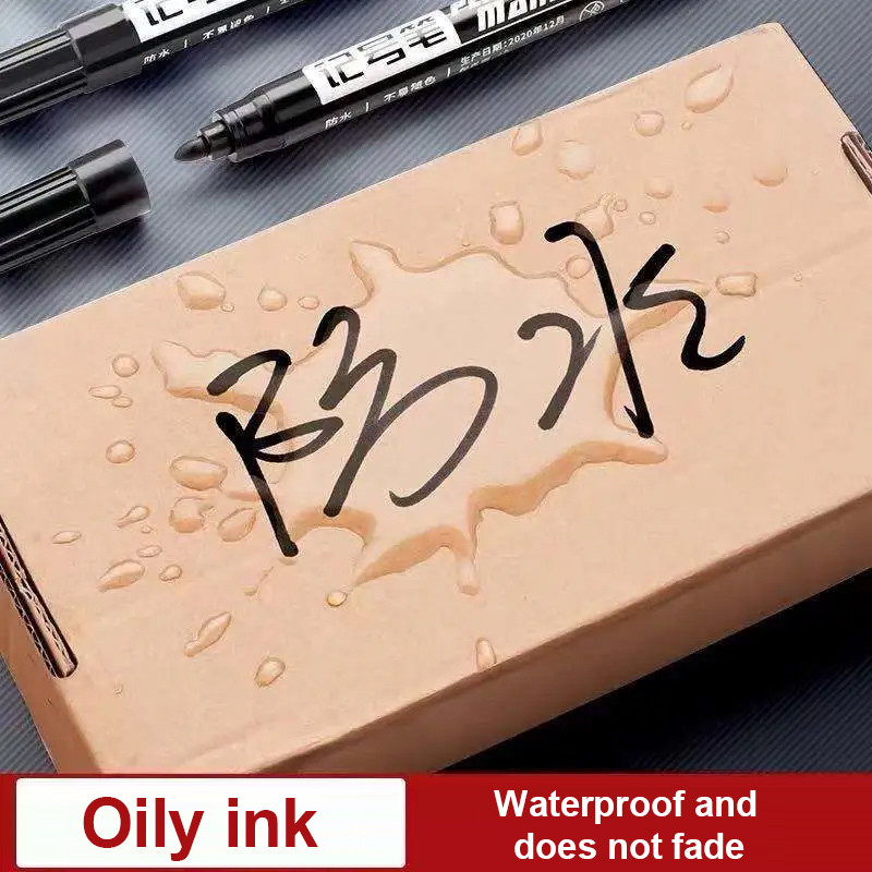 4/6/8Pcs Permanentna flomaster Fine Point Vodootporna tinta Tanka pero Crno Plava Crvena Tinta 1,5 mm Fine Art Marker olovke