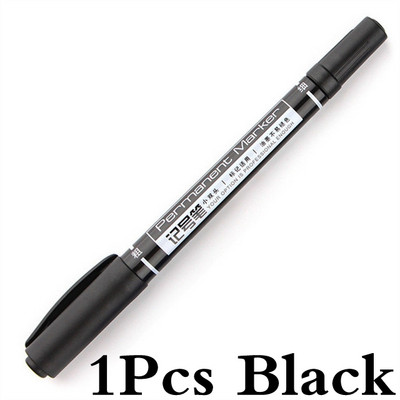 1/3 buc/set Marcator rezistent la apă Ulei Vârf dublu permanent 0,5/1,0 mm Penit Negru Albastru Roșu Marcator de artă Papetărie școală de birou