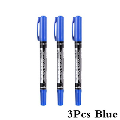 1/3 buc/set Marcator rezistent la apă Ulei Vârf dublu permanent 0,5/1,0 mm Penit Negru Albastru Roșu Marcator de artă Papetărie școală de birou