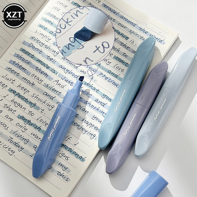 4 komada Monet boje Highlighter markeri Dizajn ruževa Mekana četka za crtanje Slikanje Uredski školski pribor