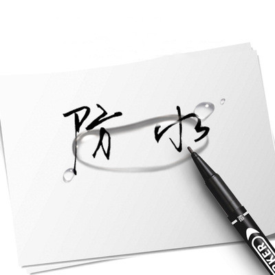 6 kom/set Veleprodajna permanentna flomaster s dvostrukim vrhom Fine Point Vodootporna tinta Tanka pero Gruda pero crna tinta 0,5 mm-1 mm fine boje